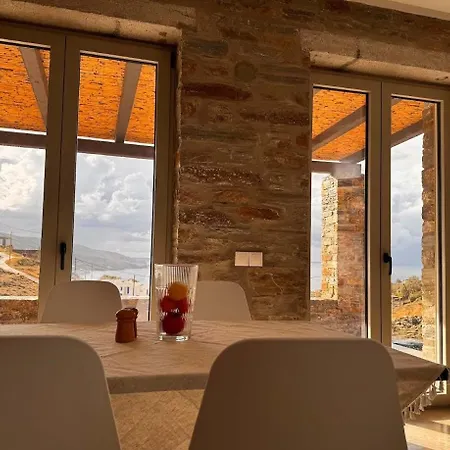 Tzia Authentic Stone Apt W Modern Style & Sea View *