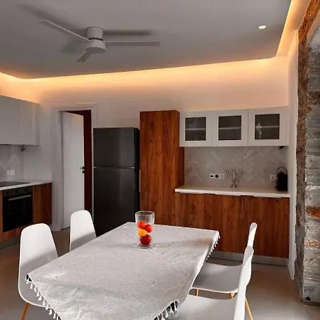 Tzia Authentic Stone Apt W Modern Style & Sea View Daire